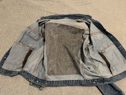 Giacca jeans vintage Tyca Texas Instruments denim grande made in USA - Foto 4 di 9