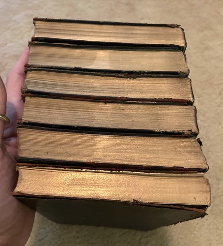 6 Selma Lagerlof Soft Leather Decorative Scandinavian Books Northland Ed 1917 - Picture 12 of 13