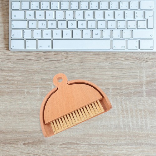  4 PCS Desktop -Reinigungsbürstenset Kind Vati Kleiner Besen Kehrschaufel - Bild 6 von 12