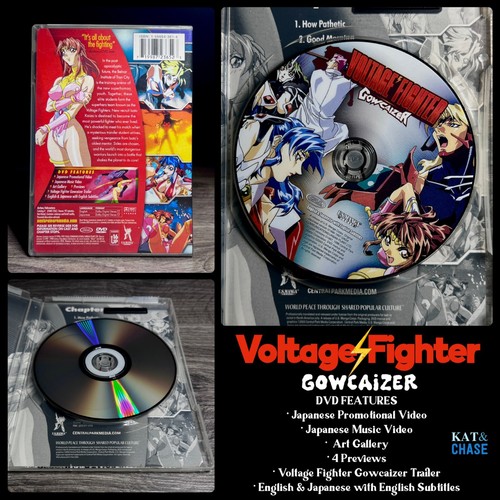 1998 Voltage Fighter Gowcaizer Anime Dvd Movie Rare US Manga Corps - Picture 9 of 12
