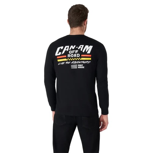 MEN'S CAN-AM X FAST HOUSE ADVENTURE LONG SLEEVE T-SHIRT CAN-AM LONG SLEEVE TEE - Picture 2 of 5