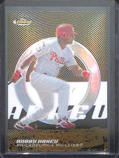 2005 Topps Finest Gold Refractor #3 Bobby Abreu No 19 of 49