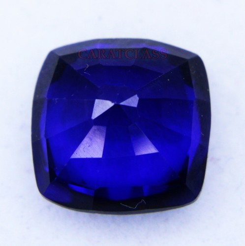 7-9 Ct Loose Gemstones Natural Tanzanite Blue Cushion Shape Certified - Picture 5 of 5