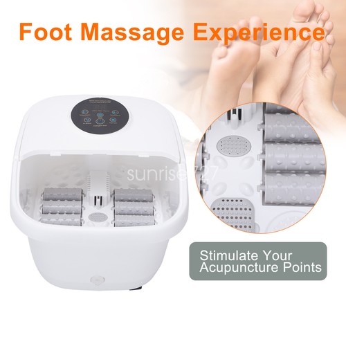 Fußbadewanne Spa Pediküre Tragbar Fußmassage Fußmassagegerät Fußbad Massagegerät - Bild 6 von 13