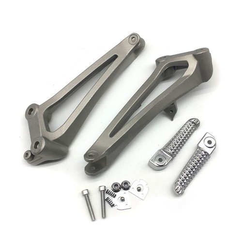 For Yamaha YZF R1 2009-2014  Passenger Black Rear Foot Pegs Rest Bracket - Picture 8 of 14