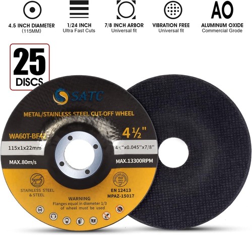 Vielseitige Aluminiumoxid Schleifklingen für aggressives Metallschneiden - 25-teiliges Set - Bild 6 von 9