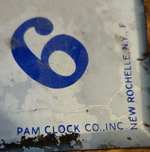 Royal Crown Cola Clock Pam Wall Clock-1963 Works. Complete. - Picture 2 of 21