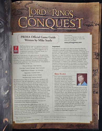 Herr der Ringe Eroberung: Prima Offizielle Spielanleitung Prima - SEHR GUT! - Bild 2 von 11