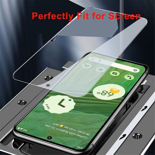 For Google Pixel 8 7 6 Pro 7A 6A 5 HD Tempered Glass Full Cover Screen Protector - Picture 4 of 12