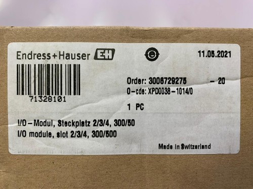 Endress+Hauser / I/O Module, Slot2/3/4, 300/500 / 3006729275-20 / XPD0038-AA1A00 - Picture 6 of 8