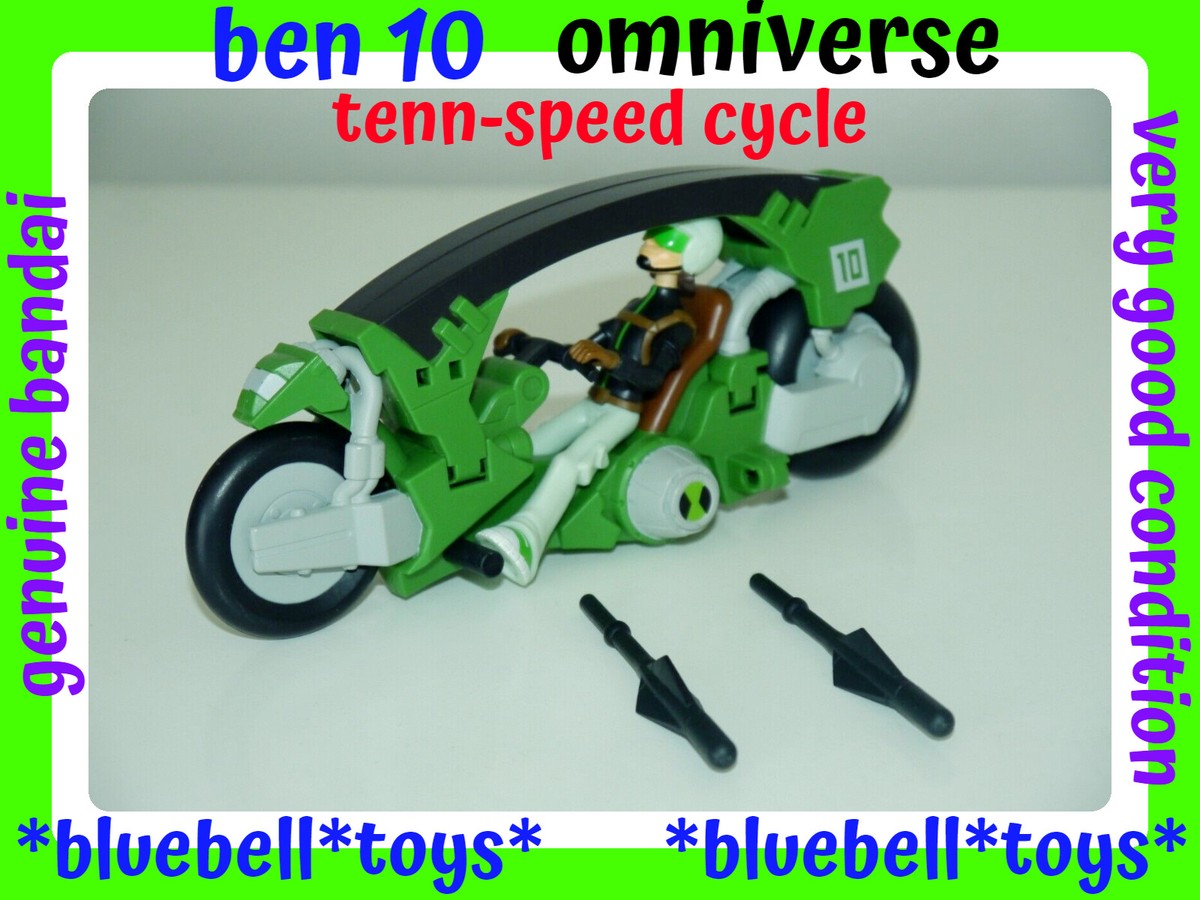 Ben 10 Ben Ten Omniverse Tenn-Speed Cycle Motorbike & Ben