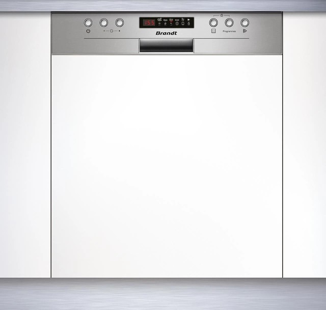 BRANDT Geschirrspüler Teilintegriert 14MGD 6 Programme Edelstahlblende BDB424DX BRANDT Geschirrspüler Teilintegriert 14MGD 6 Programme Edelstahlblende BDB424DX