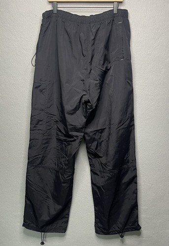 Vintage Y2K New Balance Black Baggy Nylon Track Pants XL - Picture 6 of 9