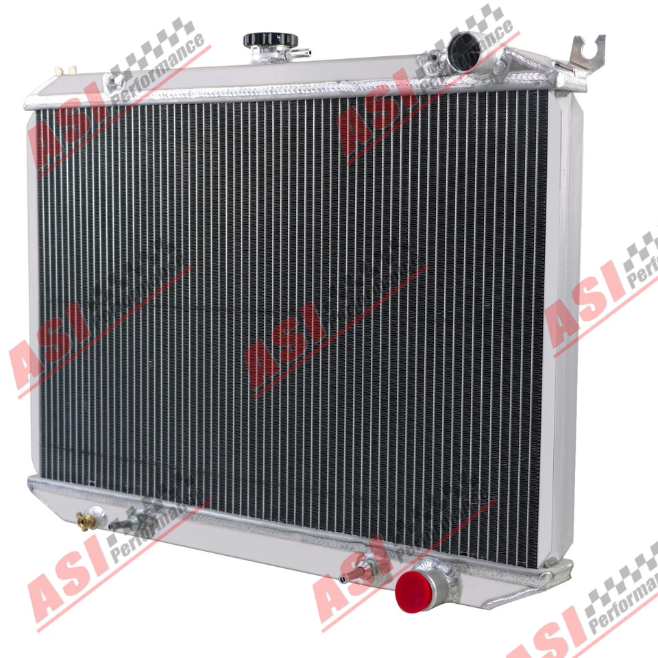 Radiador de aluminio de 3 filas para camioneta Nissan D21 1995-1997 1986-1994 Foto 3 de 4