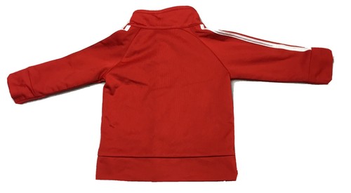 Adidas Size 6M Baby Boys Red Athletic Full Zip w/pockets Track Jacket 6G135 - Picture 5 of 7