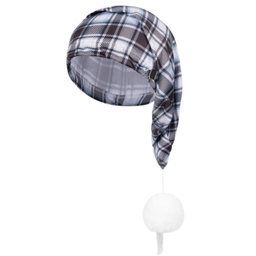 Freebily Damen Männer Plaid Zipfelmütze Vintage Nachtmütze Weihnachten Karneval - Bild 13 von 25