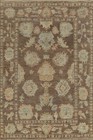 Vegetable Dye Traditional Oushak Turkish Area Rug Hand-Knotted Brown 7x10 ft