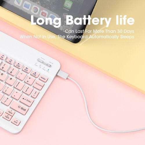 Keyboard Case Mouse For Samsung Galaxy Tab S10 FE/S9 FE S9 S8 S7 S6 Lite A9 Plus - Picture 16 of 53