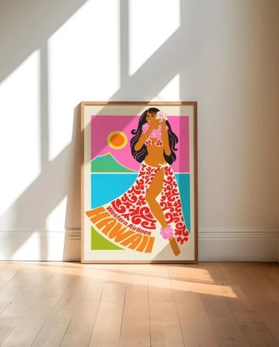 Hawaii Poster - Oahu Hawaiian United States