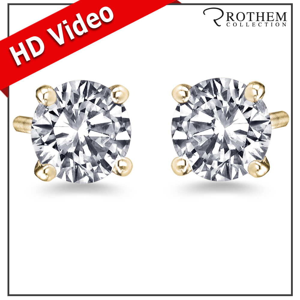 0.41 CT SI1 Martini Diamond Stud Earrings Yellow gold Women Birthday 46197315 0.41 CT SI1 Martini Diamond Stud Earrings Yellow gold Women Birthday 46197315