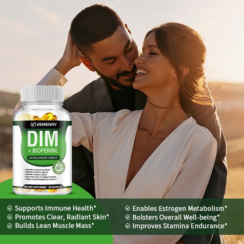 DIM (Diindolylmethan) 910mg - Wechseljahre, Vegan, Östrogenstoffwechsel - Bild 4 von 13