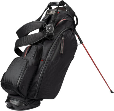 Koki！VESSEL PLAYER3.0 DXR black DXR Material: The Ultimate in Lightweight Golf Bag Material