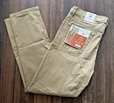 Copper & Oak NWT Men's 34x32 5 Pocket Every Day Pants Sueded Khaki K4F817 NWT$75