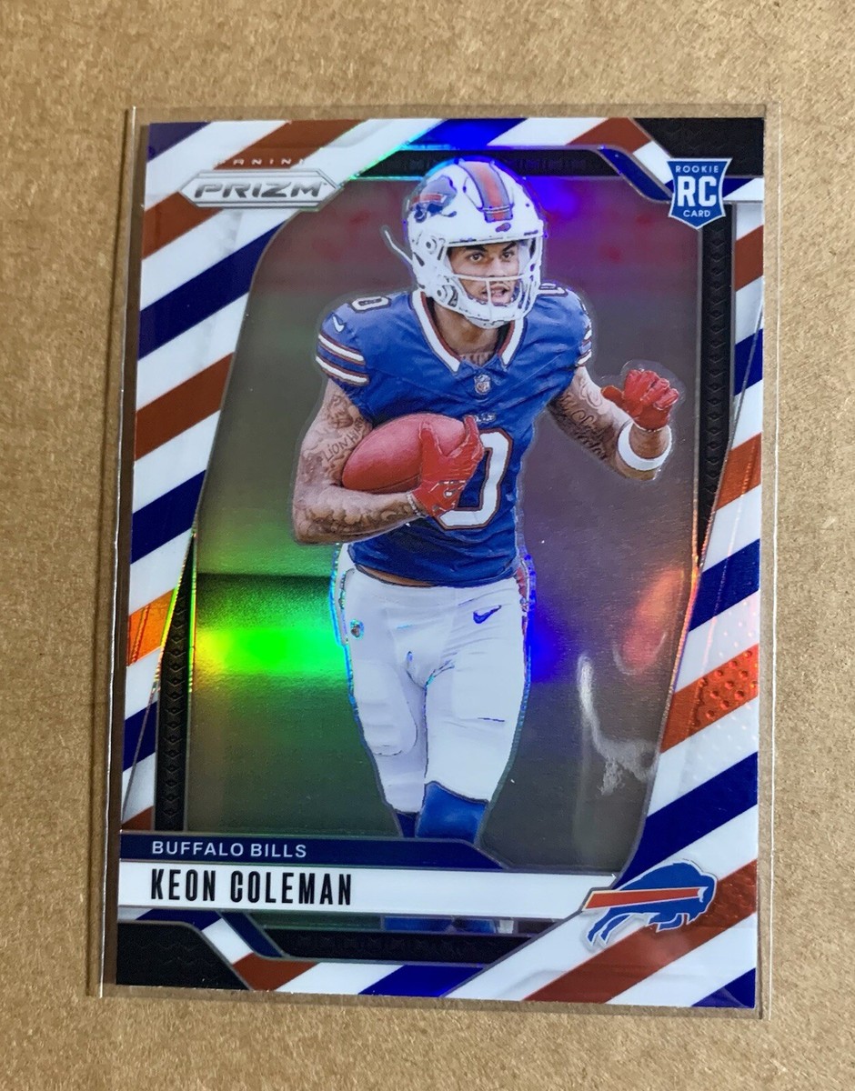 ◼️roen◼️ Coleman コクーン3 2024 Panini Prizm KEON COLEMAN Rookie Red White Blue Buffalo