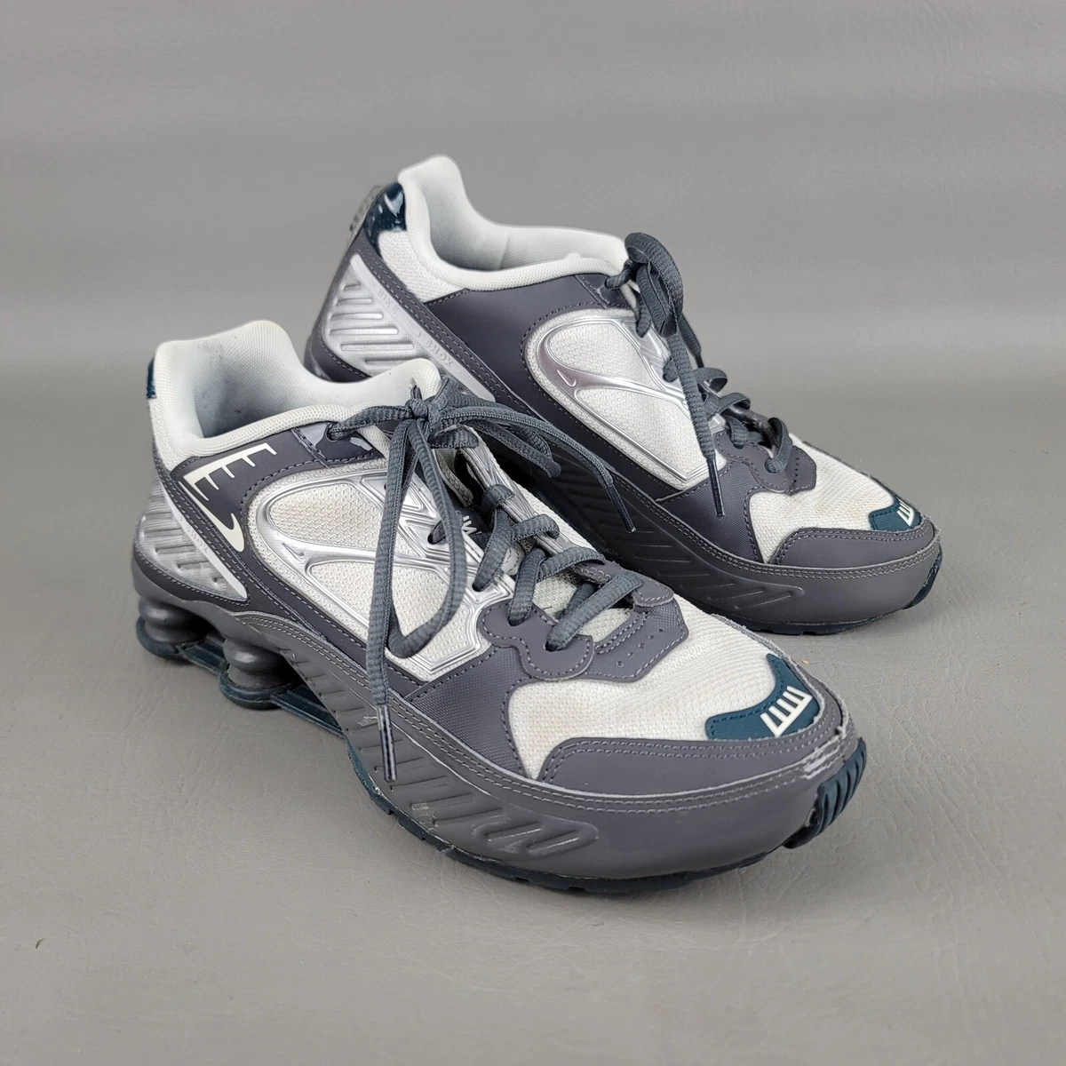 Nike Shox Enigma Dark Grey Turquoise W for sale | eBay