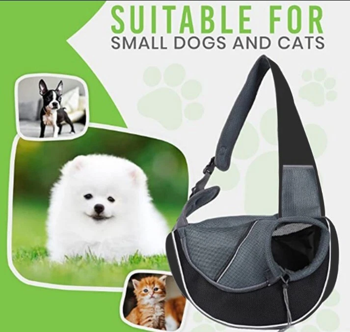 Bolso Bandolera para Mascotas Perros Gato Cómodo Bolso Bandolera para Mascotas Foto 3 de 4