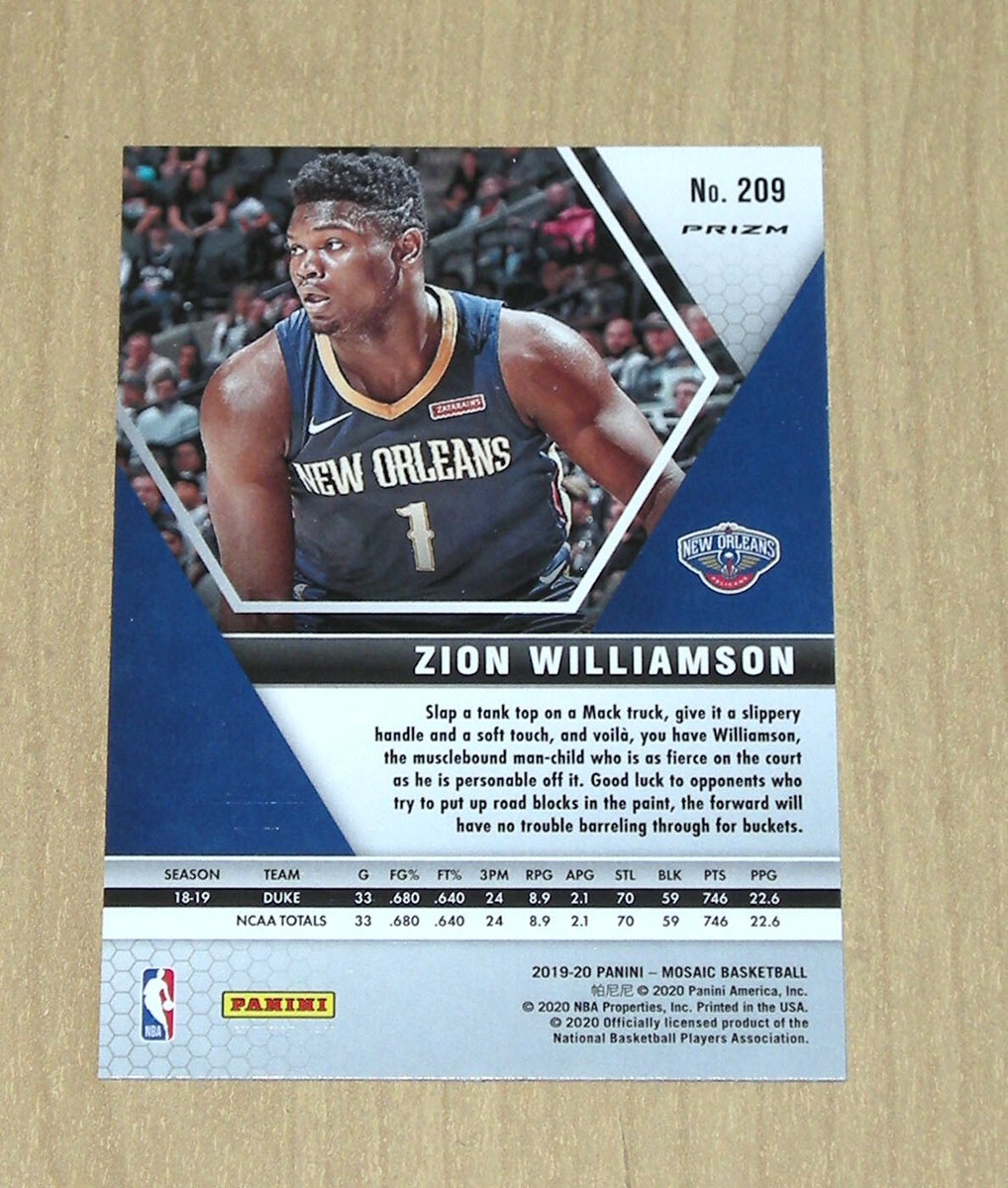 Zion WilliamsonMosaicReactive Orangeザイオン Zion Williamson [Reactive Orange] #269 Prices | 2019 Panini