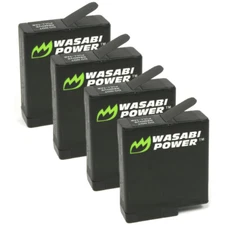 Wasabi Power Battery (4-Pack) for GoPro HERO7 Black, HERO6, HERO5
