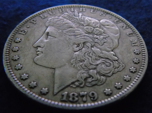1879-P 1879P 1879 P 90% Silver Morgan Dollar US Mint Coin $1 Round XF EF?