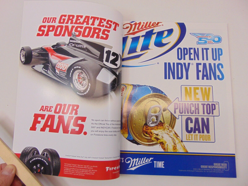 2012 Indianapolis 500 Official Program Indy Car Racing 96th Running 5.27 2012 - Picture 6 of 9