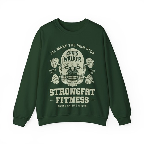Mount Massive Asylum Fitness Crewneck Sweatshirt. The Outlast Trials Video Game. - Picture 8 of 14