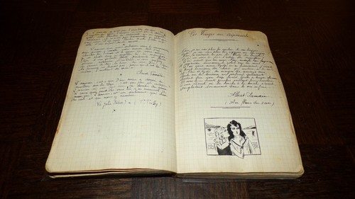 CARNET "POÉSIES & PENSÉES" - 1930-1945 - Manuscrit Collages - Bild 7 von 12