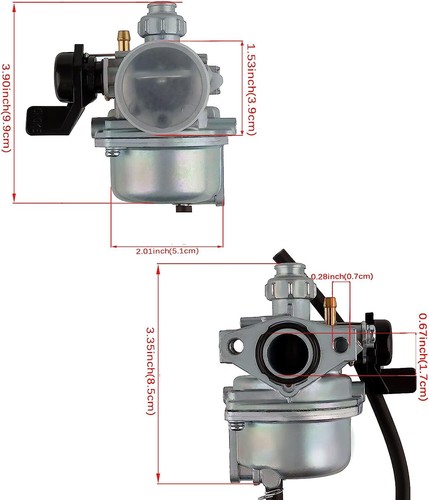 CRF70 XR70 Carburetor for 2004-2012 CRF70F, 1997-2005 CRF70 XR70 16100-GCF-672 - Picture 4 of 7