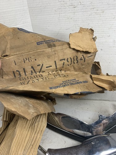 nos 1971 ford galaxie rear bumper guards D1AZ-17984-B NO BRACKETS HARDWARE - Picture 2 of 15
