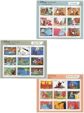 Grenada Disney Classic Fairytales 3 stamp sheets MNH Cinderella, Peter Pan +