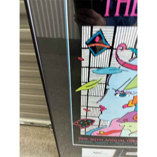 Peter Max "The Grammys" 36th Annual Grammy Awards Poster 1994 Original - Picture 7 of 7