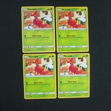 4X Wurmple 24/214 Lost Thunder Pokemon TCG Card