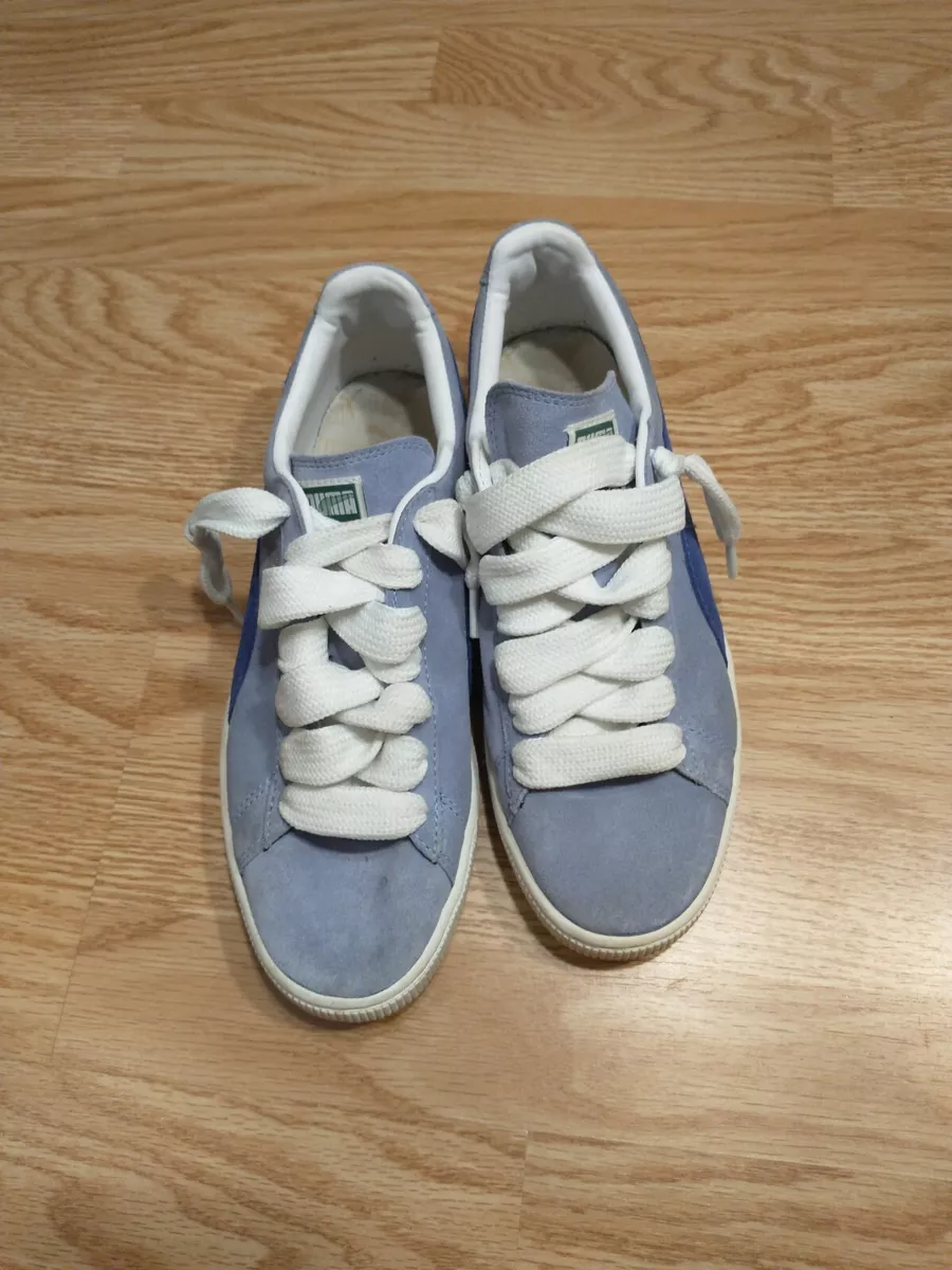 Puma suede online bleu clair