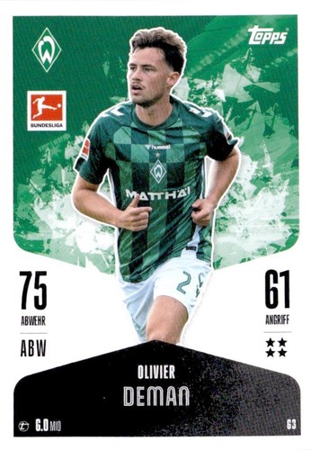 Topps Match Attax Bundesliga 2024/2025 - Einzelkarten zum Aussuchen 1-250 -24/25 - Bild 64 von 234