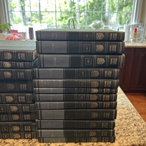 51 Vol Great Books of the Western World 1952 Encyclopedia Britannica - Foto 2 di 6