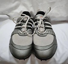 Adidas Golf 816214 Adiwear Traxion Mens Gray Soft Cleat Shoes Size 11.5