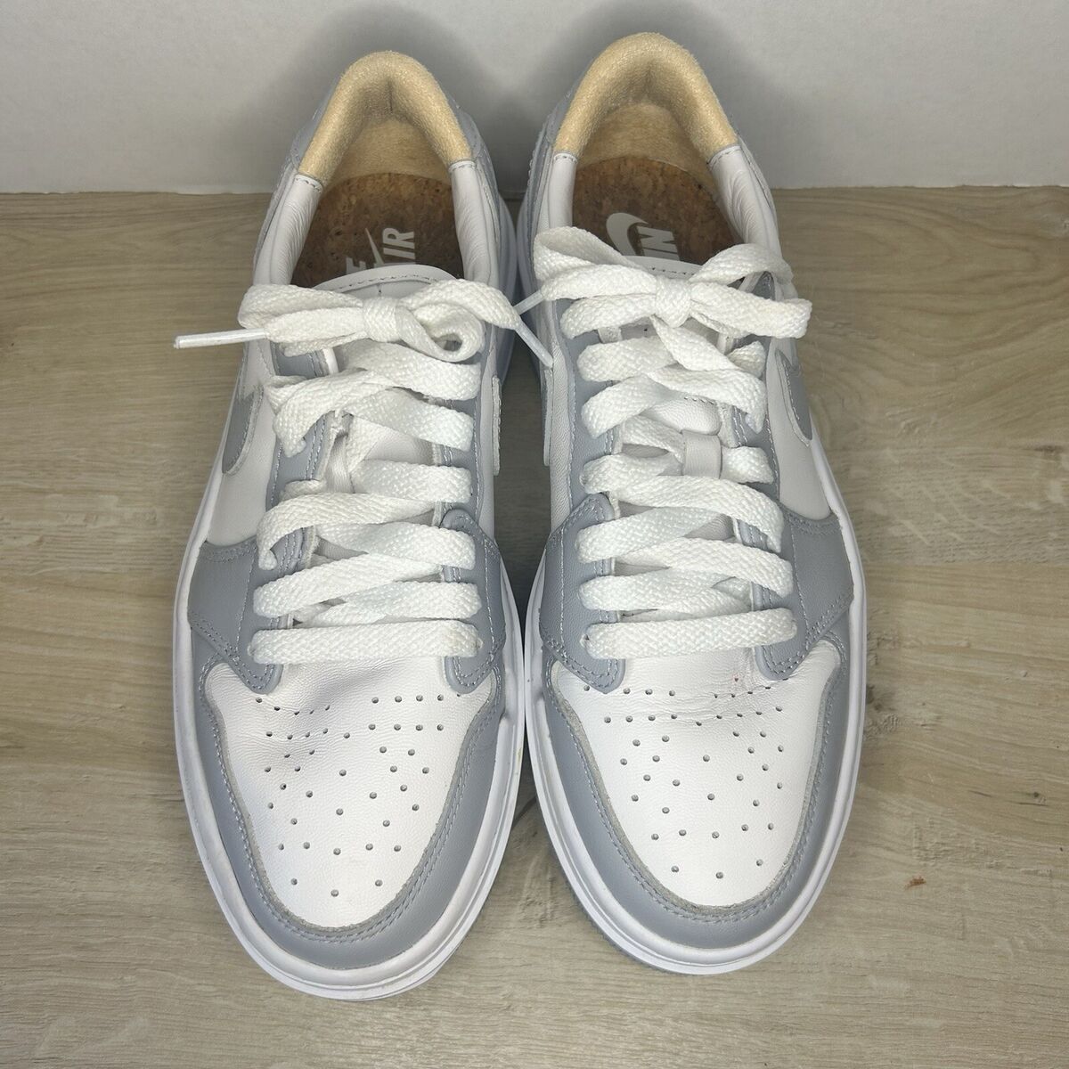 Nike Air Jordan 1 Elevate Low Wolf Grey White Sneakers Nike Air Jordan 1 Elevate Low Wolf Grey White Sneakers