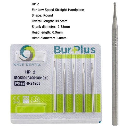 Wave Dental Carbide Burs Round HP Surgical Burs For Straight Handpiece HP 8 557 - Picture 9 of 231