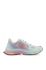 GUCCI Run Women's Turquoise/Lilac Suede Sneakers New