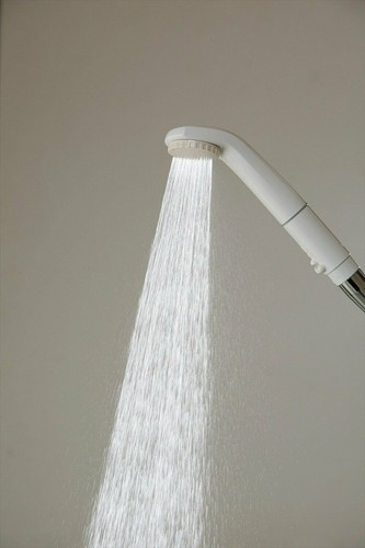 Micro Bubble Shower Suite Rosa Set Forniture Bagno Soffione Doccia Purebble II Nuovo - Foto 12 di 12