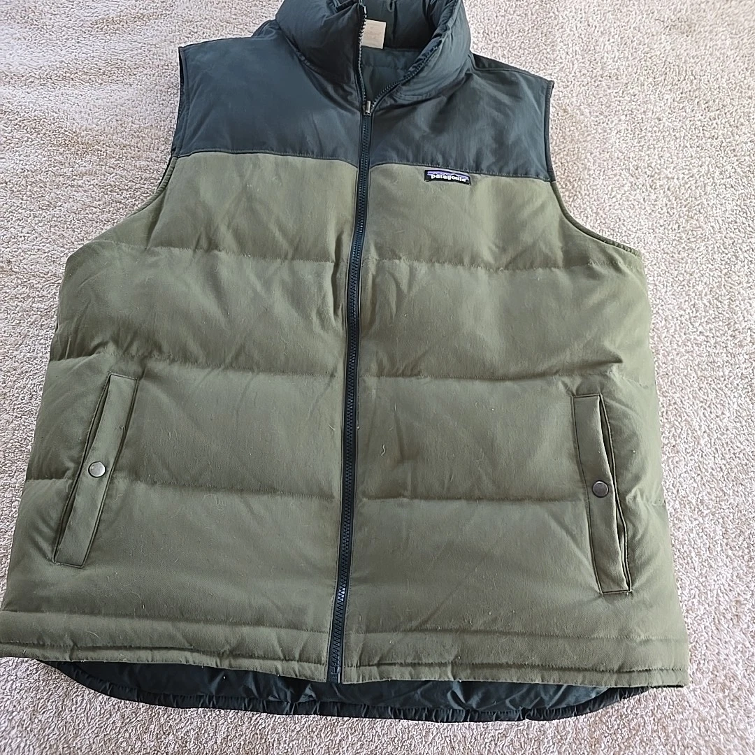 Patagonia Men's Bivy Reversible Down Puffer Vest Green Sz XL Outdoor Gorpcore
Opens in a new window 